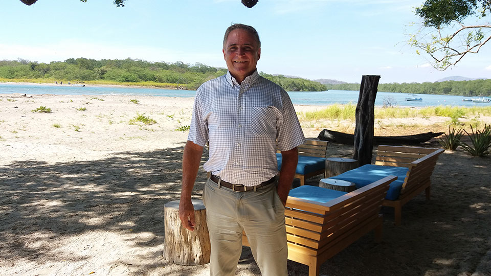 Hernan Imhoff, presidente de la Camara de Comercio y Turismo de Tamarindo
