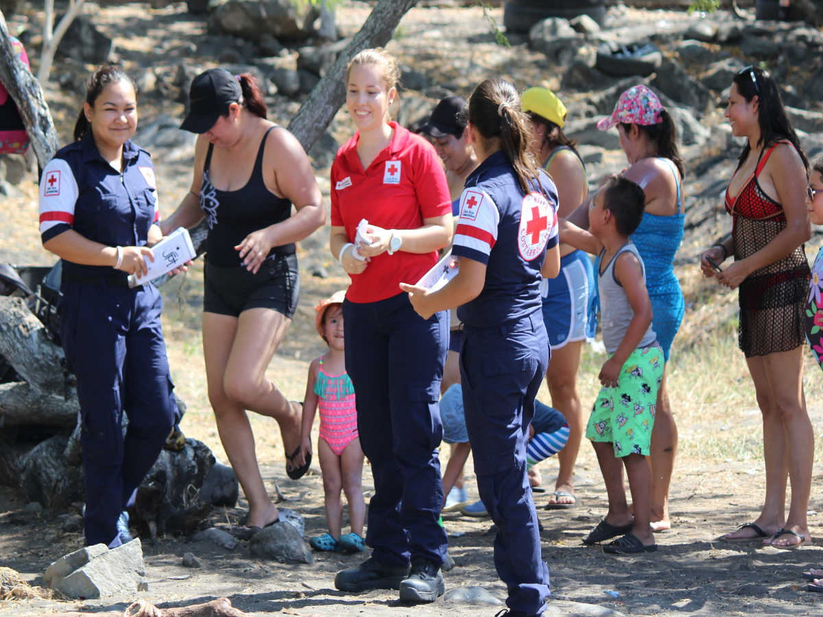 Acciones operativas y prevencion de Cruz Roja