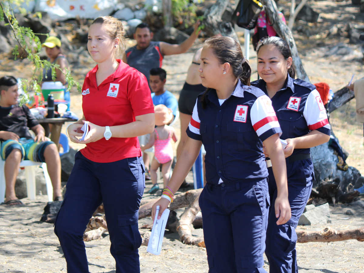 Acciones operativas y prevencion de Cruz Roja