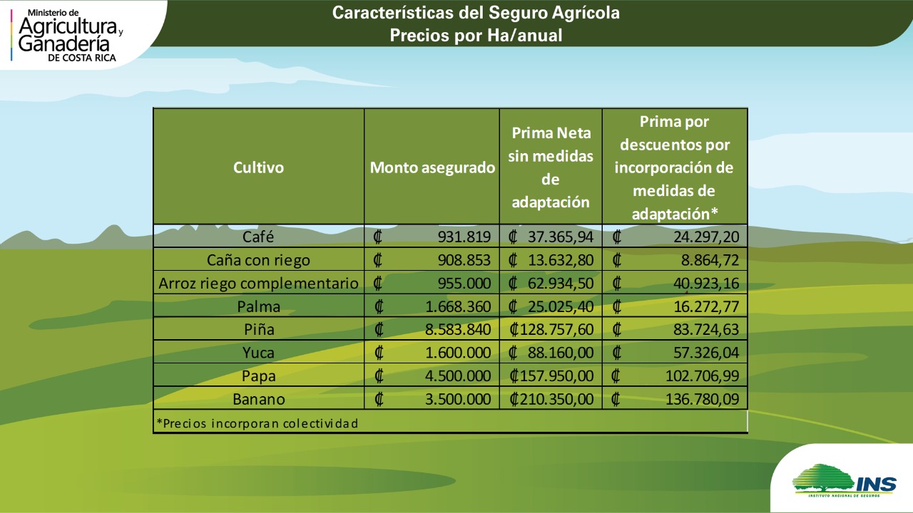 Programa adaptacion MAG Cambio climatico