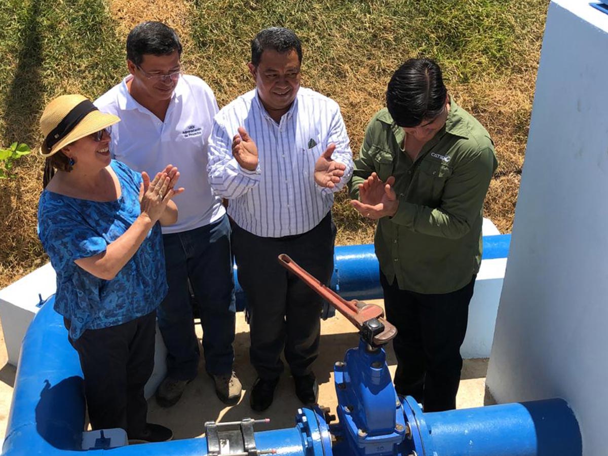 Acto de inauguracion del acueducto de Sardinal - El Coco - Ocotal