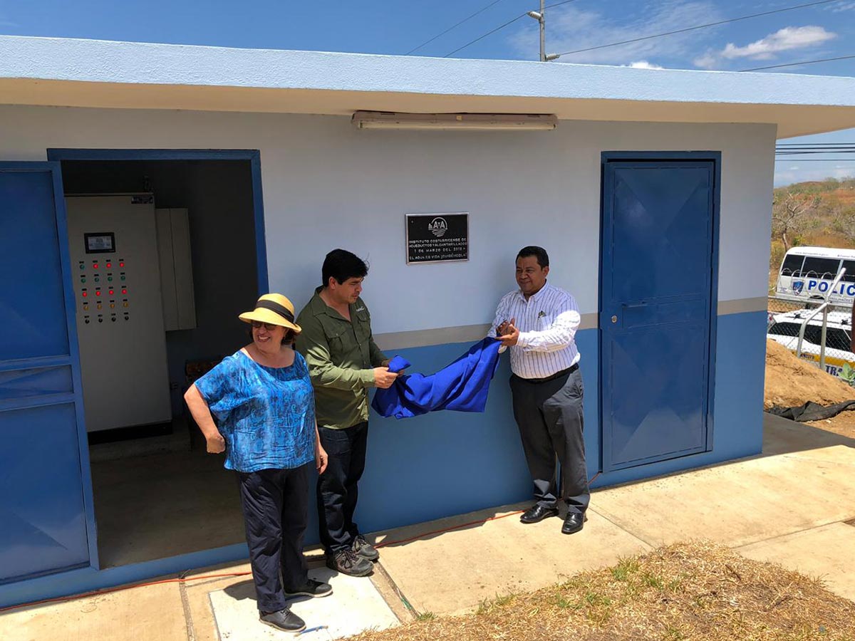 Acto de inauguracion del acueducto de Sardinal - El Coco - Ocotal