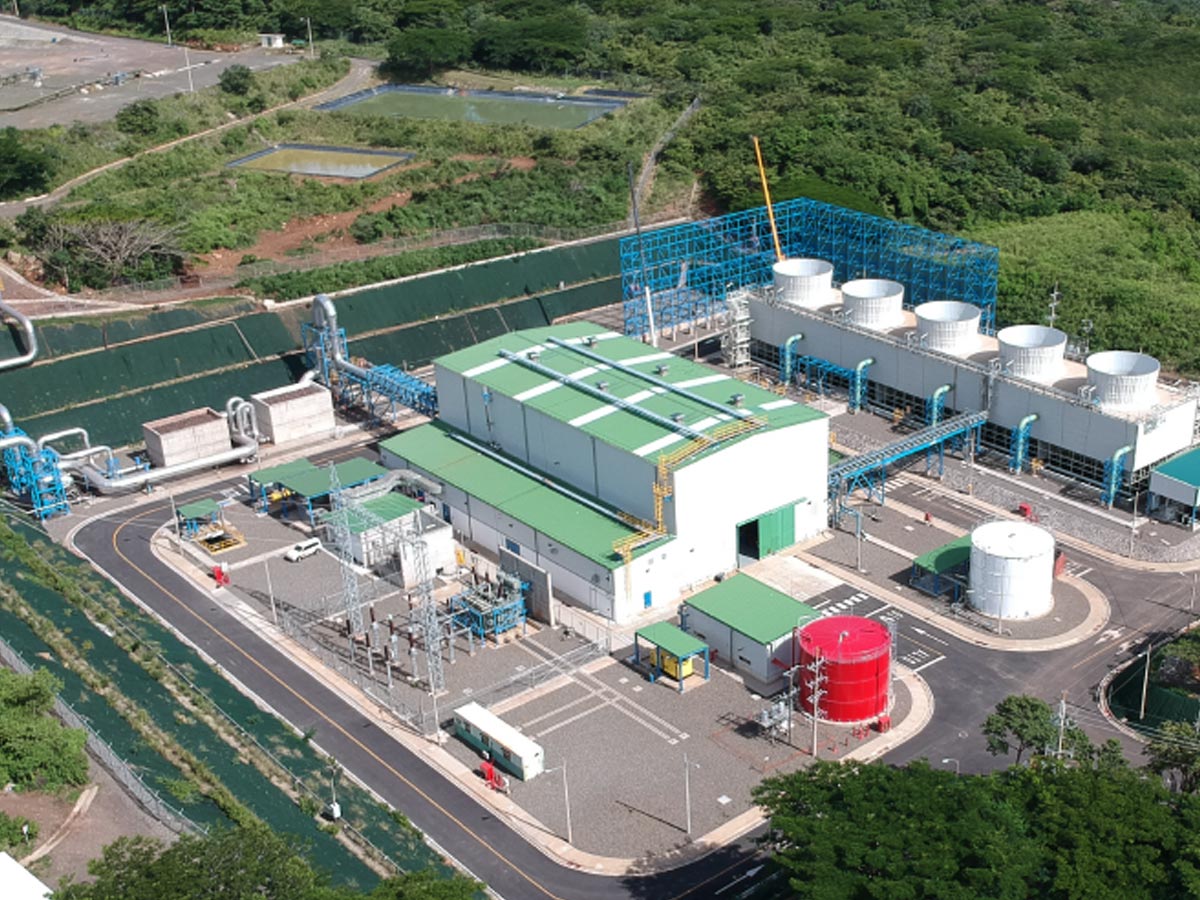 Las Pailas II es la sétima planta geotérmica del país