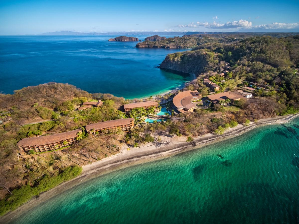 Península Papagayo el complejo turístico, con más BAE en el país.