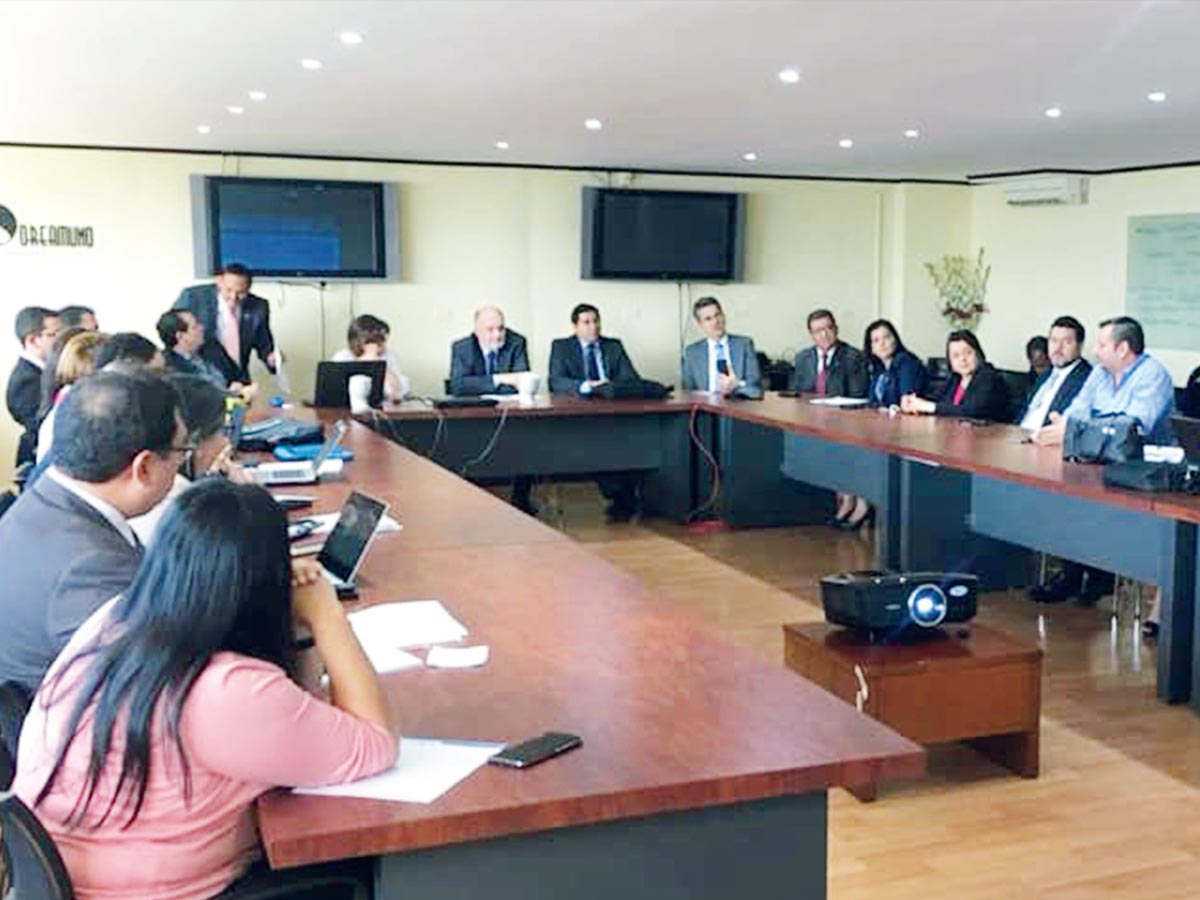 Funcionarios de diversas dependencias del Gobierno realizaron una reunión de coordinación interinstitucional el pasado 9 de enero para concretar los detalles para el inicio de obras de la nueva planta. Cortesía Municipalidad de Cañas.