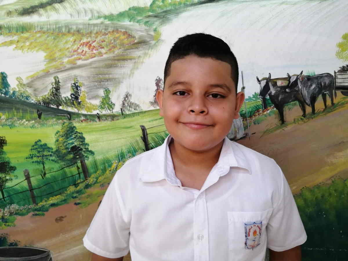 Irwin Martínez Zúñiga, es un estudiante de cuarto año, de la Escuela de Moracia. 
