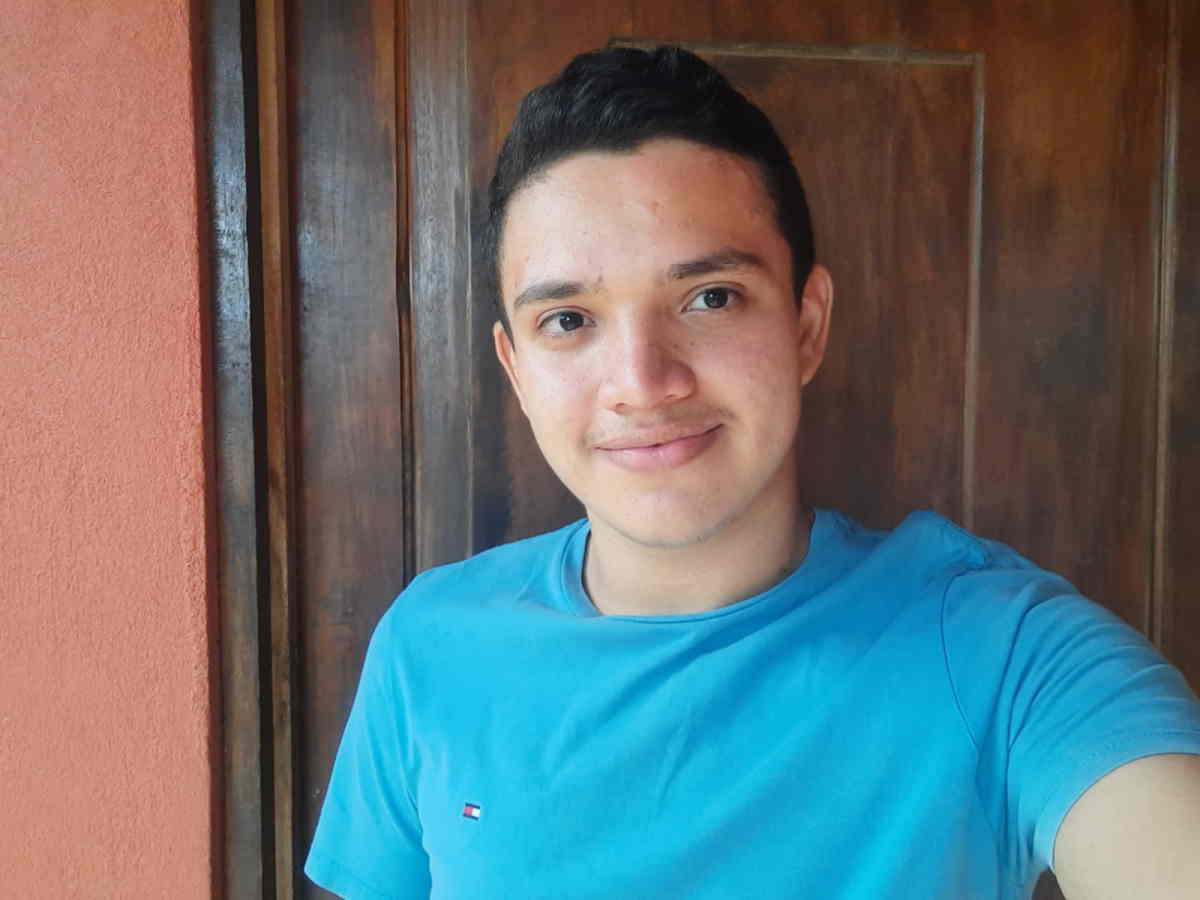 Rayan Carrillo es estudiante del Colegio Técnico Profesional de Hojancha y viajará a Estados Unidos en julio del 2022.