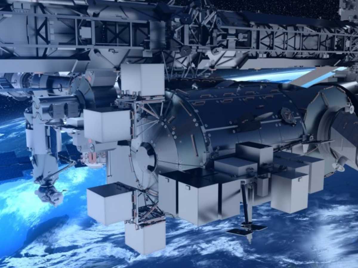 El próximo año el Centro Aeroespacial Alemán probará su tecnología de comunicación óptica con una terminal que será colocada en el la plataforma de servicio para misiones llamada Bartolomeo, en el módulo Columbus, de la Estación Espacial Internacional. Imagen tomada de ESA.