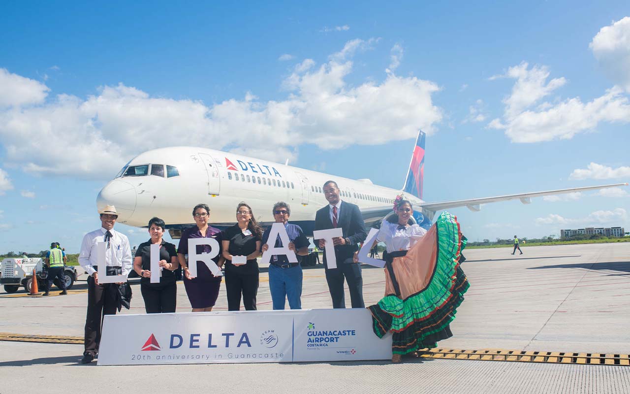 Delta celebra 20 años conectando turistas con Guanacaste, paraíso costarricense del turismo sostenible