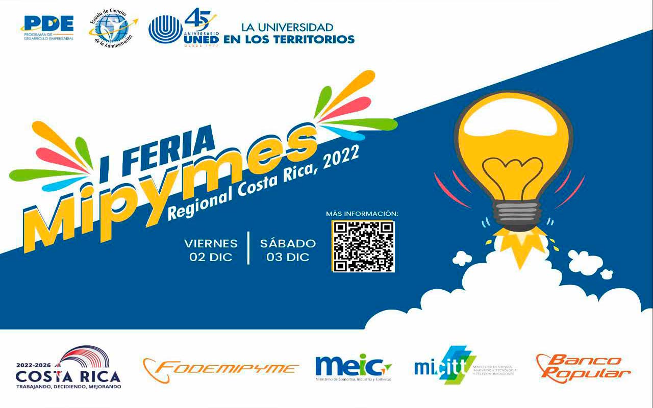 I Feria Mipymes Regional Costa Rica tomará 36 cantones del país en diciembre.alt