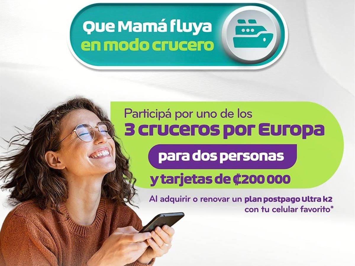 Son 3 ganadores de un viaje en crucero por Europa.