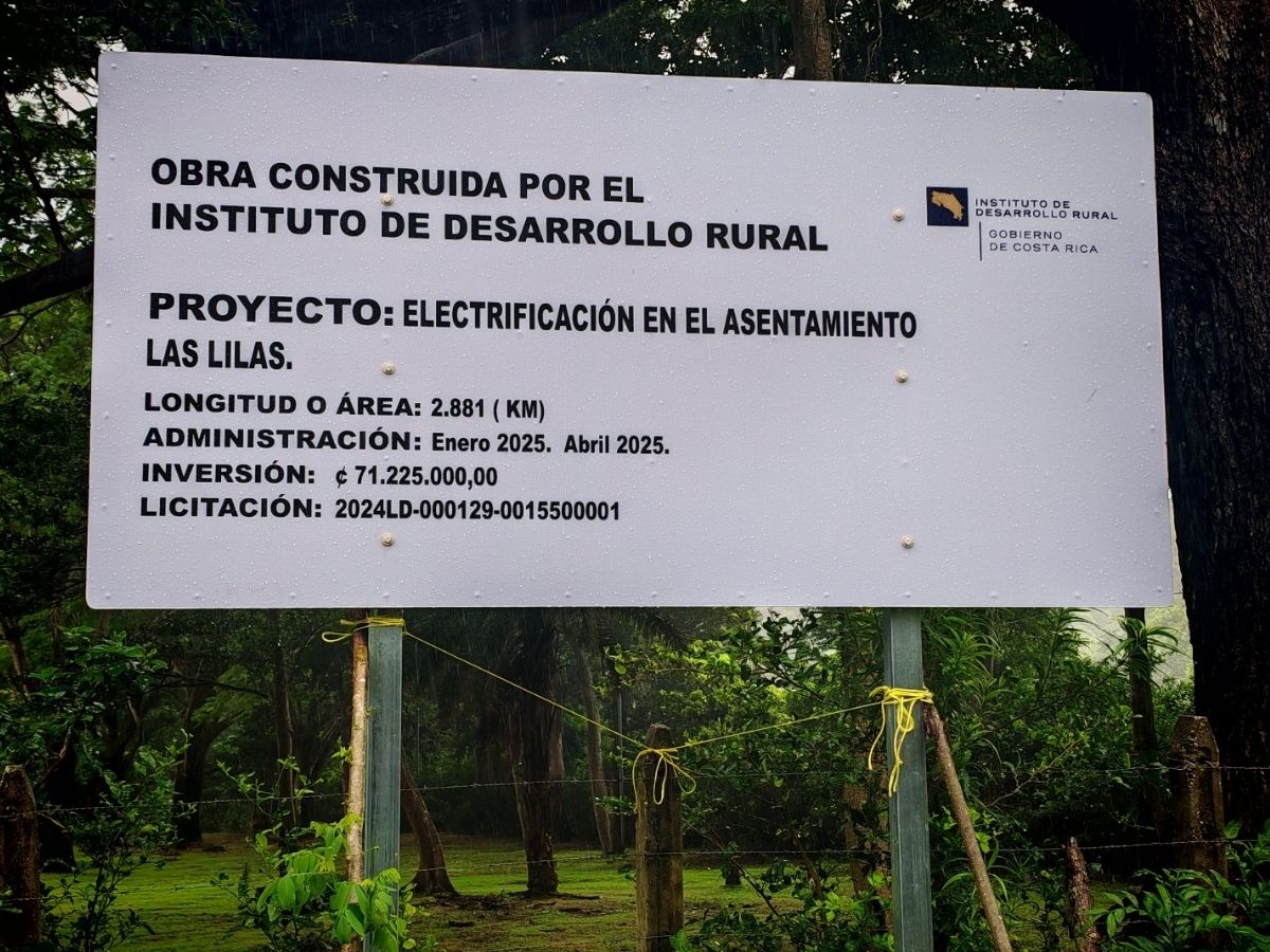 El Inder informó sobre el avance en las obras de mejora al acueducto de Curubandé, Liberia y la construcción de un ramal al asentamiento Agua Fría de Cañas Dulces