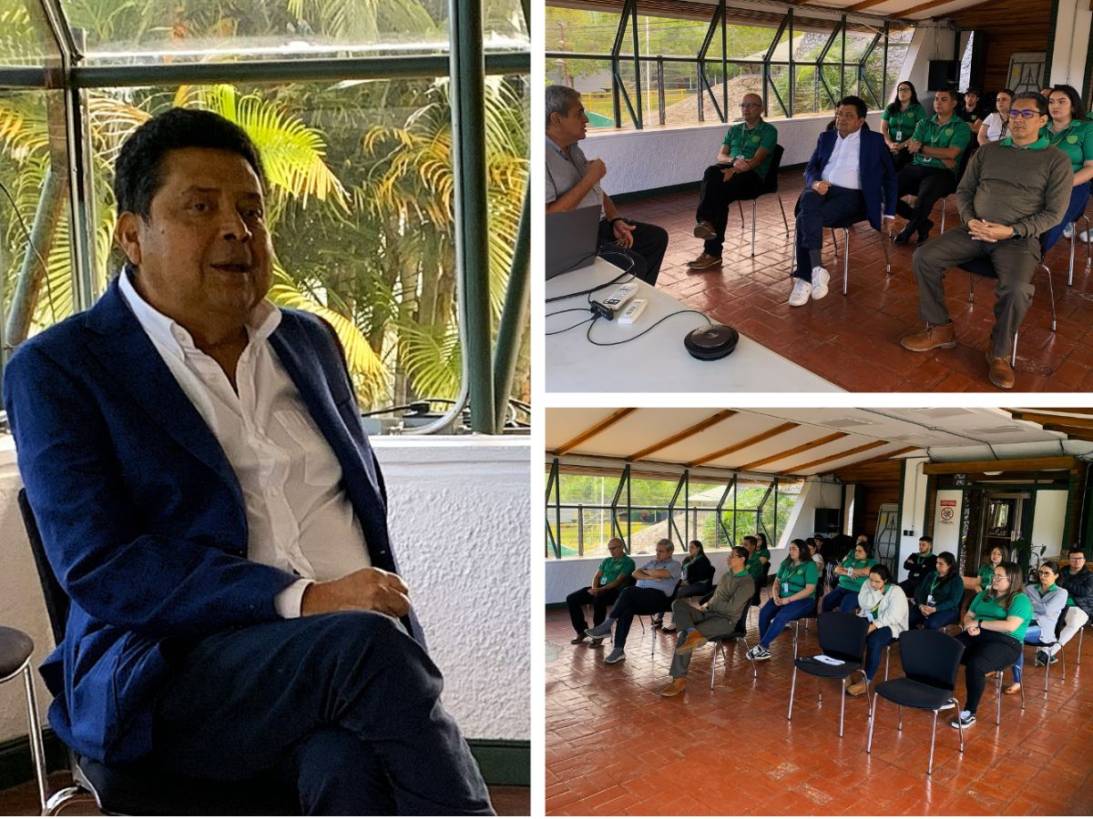 En un encuentro con el personal administrativo realizado la mañana de este 5 de enero en la sede central del Colegio de Ingenieros Agrónomos de Costa Rica y con participación virtual en las filiales regionales, el Presidente de la Junta Directiva, Ing. Agr. Hernán Sancho Vargas, presentó oficialmente al nuevo Director Ejecutivo de la institución.