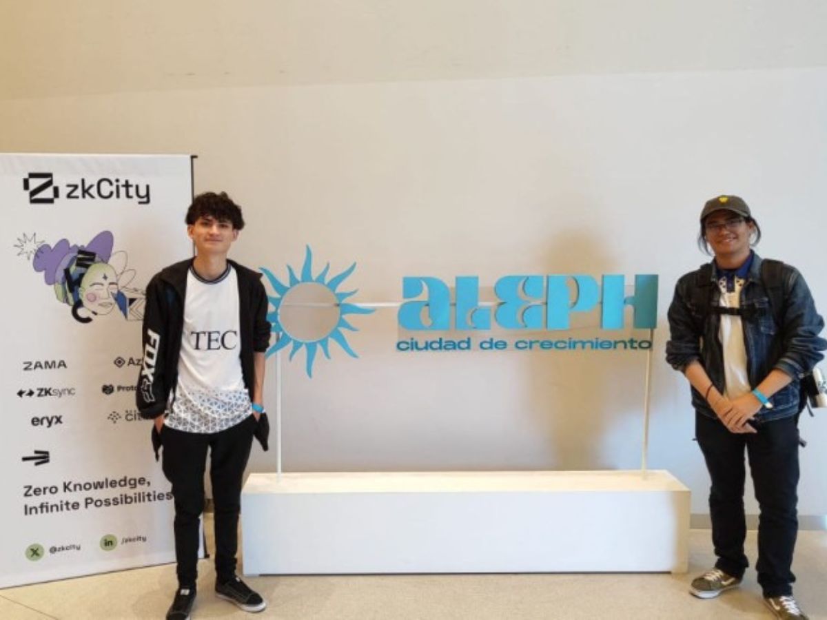 Sebastián Ceciliano y Saymon Porras representaron al TEC en el hackathon del Aleph de Verano, en Argentina, y colaboraron el proyecto BeTrusty Protocol