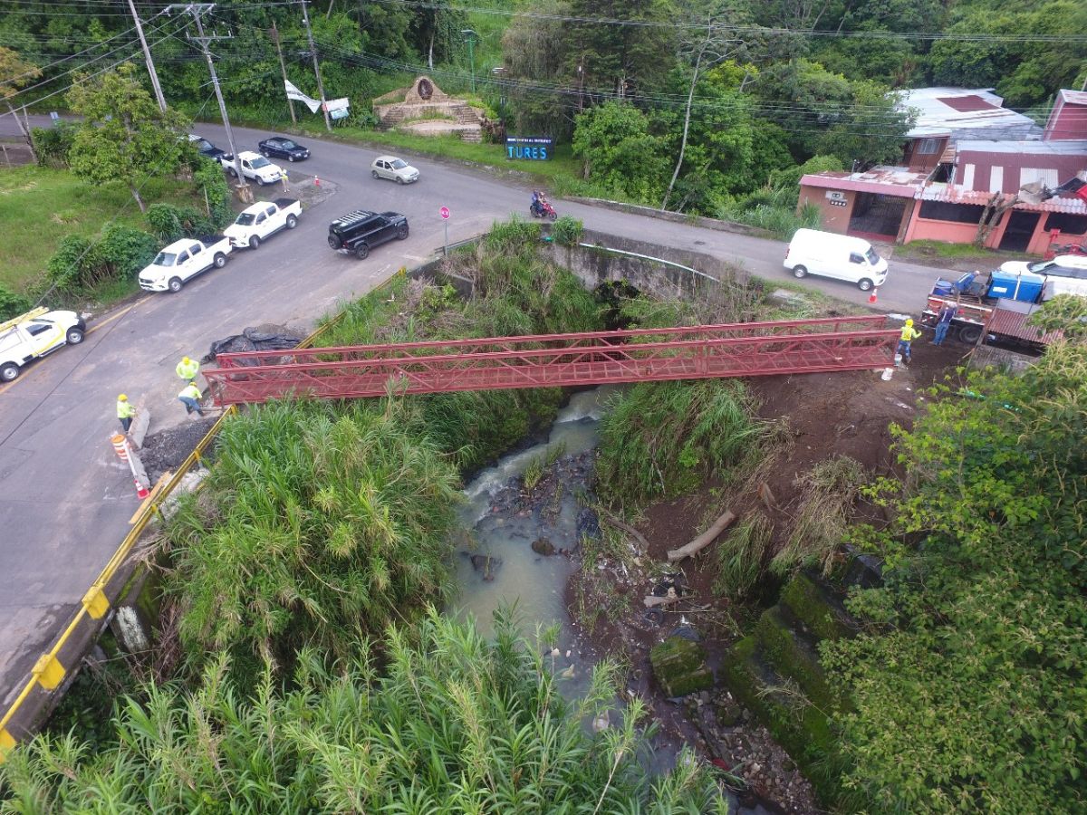 En ruta 116, en Santo Domingo de Heredia.