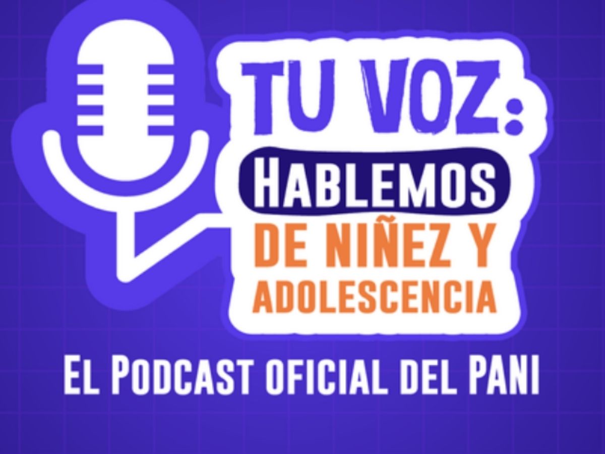 Podcast disponible en Spotify, Toutube y redes sociales del PANI