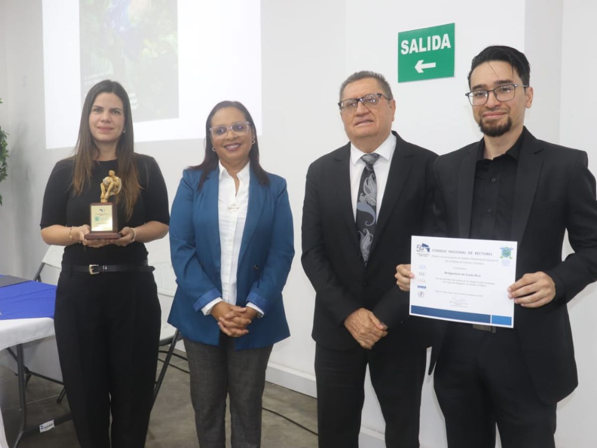 Cuatro iniciativas de sostenibilidad recibieron galardones por parte del Consejo Nacional de Rectores