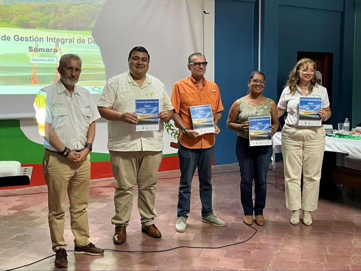 Ayer jueves en la Casa de la Cultura de Nicoya se llevó a cabo la presentación del Plan de Gestión Integral de Destino Centro de Desarrollo Turístico Sámara; un instrumento clave para guiar el futuro de la actividad turística en esta comunidad costera.