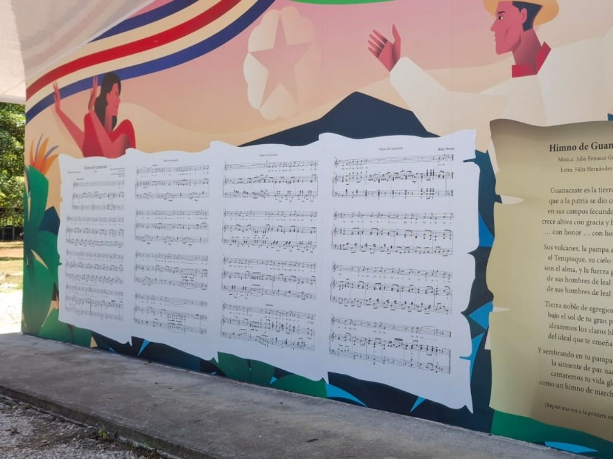 Un mural que canta a la guanacastequidad: ULICORI rinde homenaje al Himno a Guanacaste en su sede de Santa Cruz