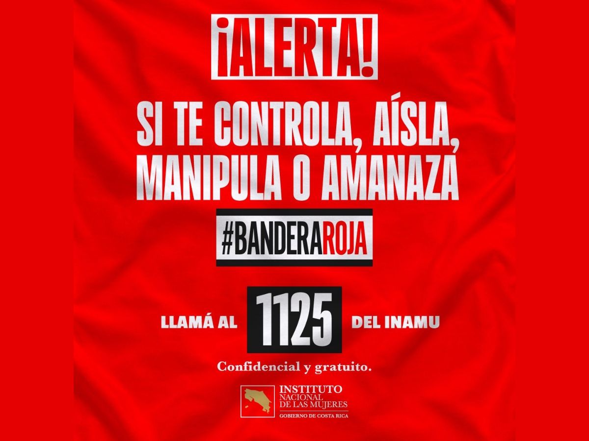 INAMU llama a reconocer señales de alerta por violencia contra las mujeres