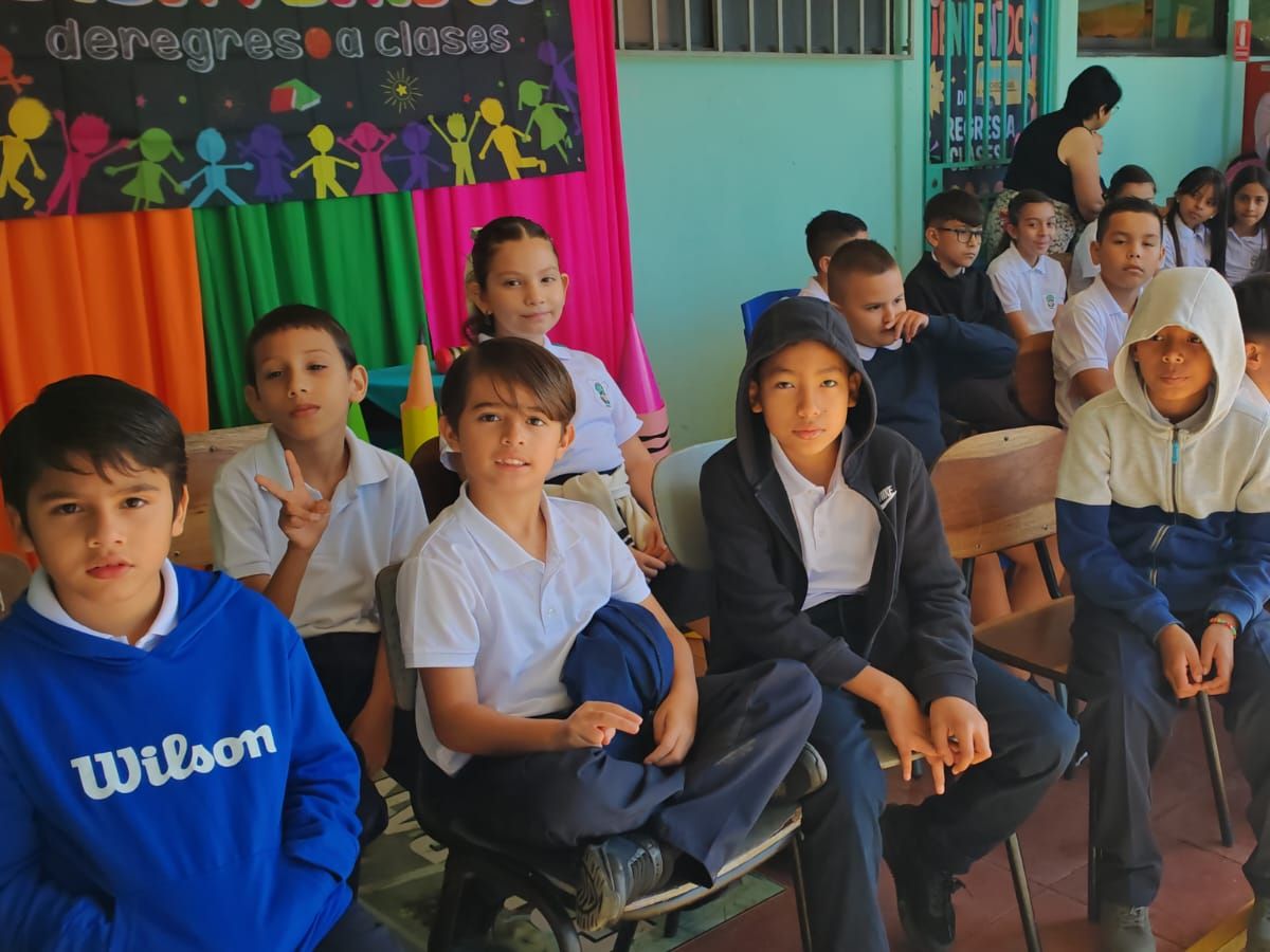 Población estudiantil participó de la actividad.