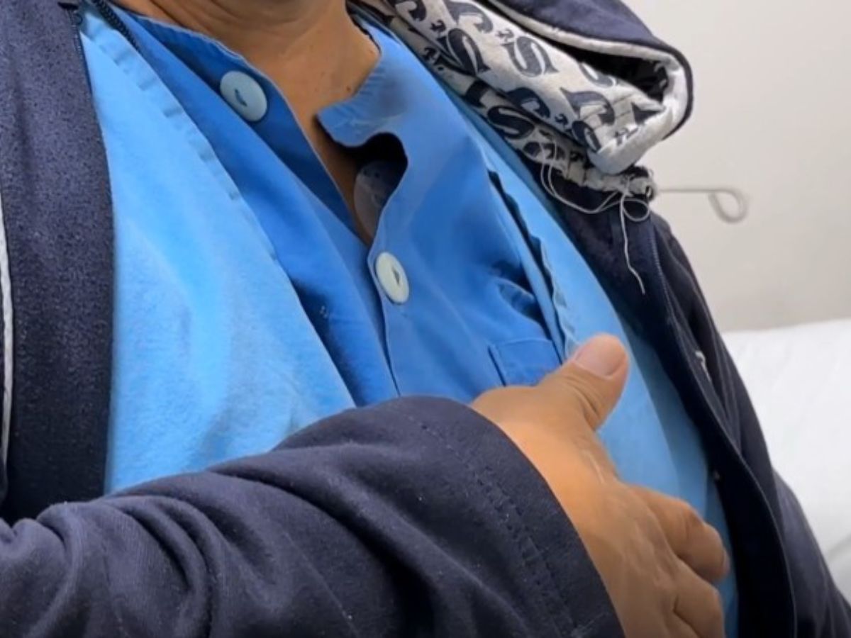 Minor Meza es paciente en la Unidad Coronaria del hospital San Juan de Dios, donde es atendido tras sufrir un infarto al miocardio. 