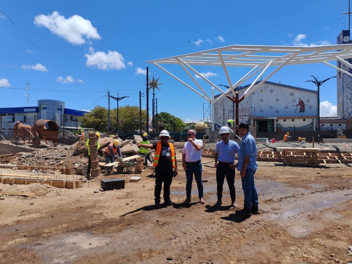La Municipalidad de Cañas informó que la remodelación del Parque Central del cantón registra un avance del 60%, en apego al cronograma establecido.