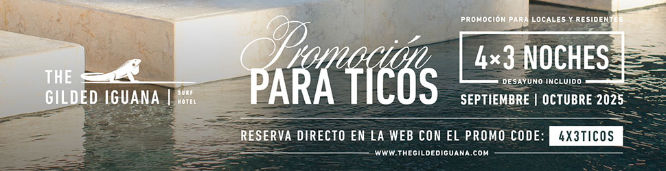 Promo para ticos en Hotel The Gilded Iguana Guanacaste