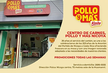 Centro de carnes Pollo y Mas Nicoya