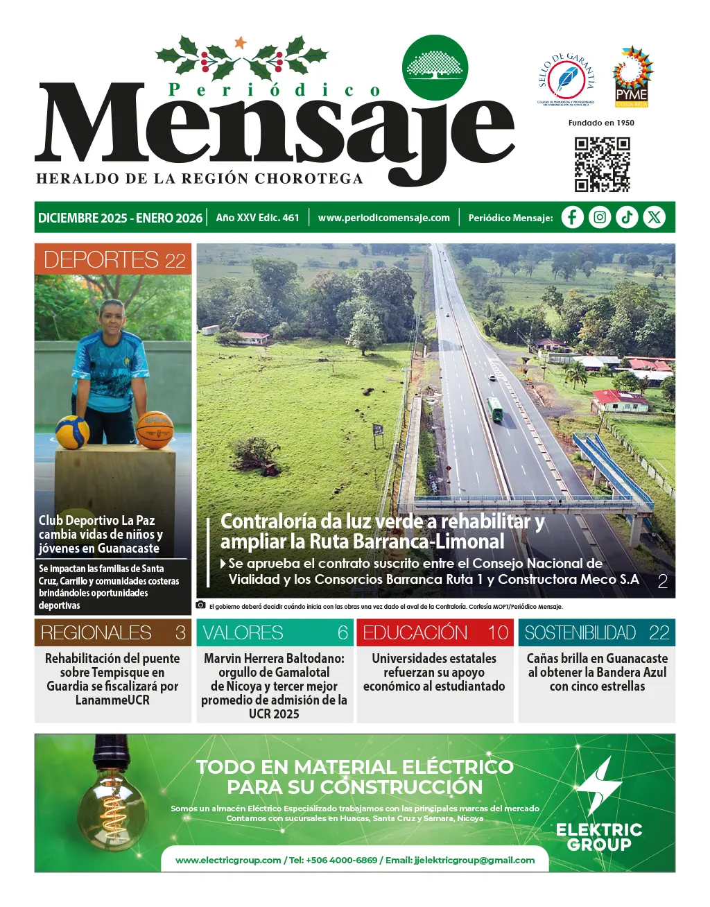 Portada edición digital 461 Diciembre 2025