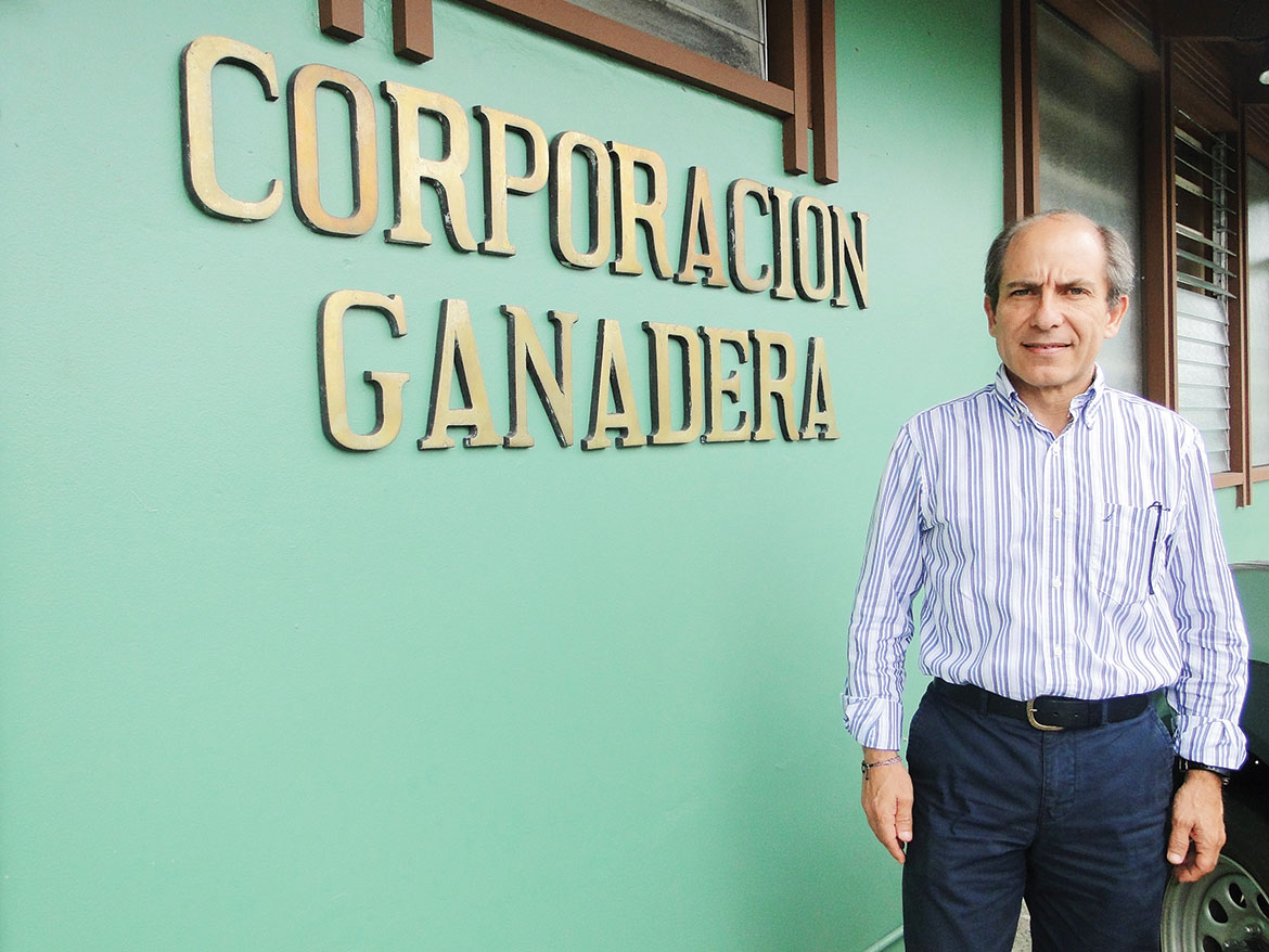 Leonardo Luconi, presidente de la Corporación Ganadera (Corfoga).