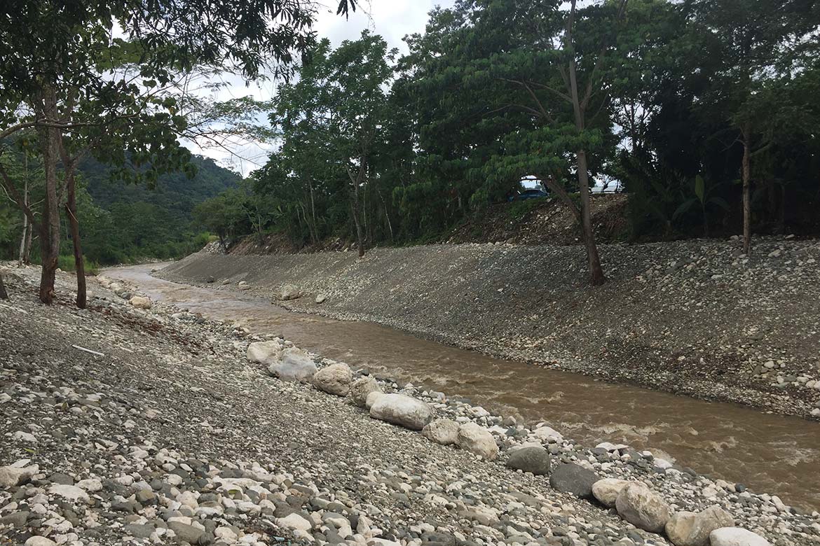 Obras por huracán Otto en Guanacaste